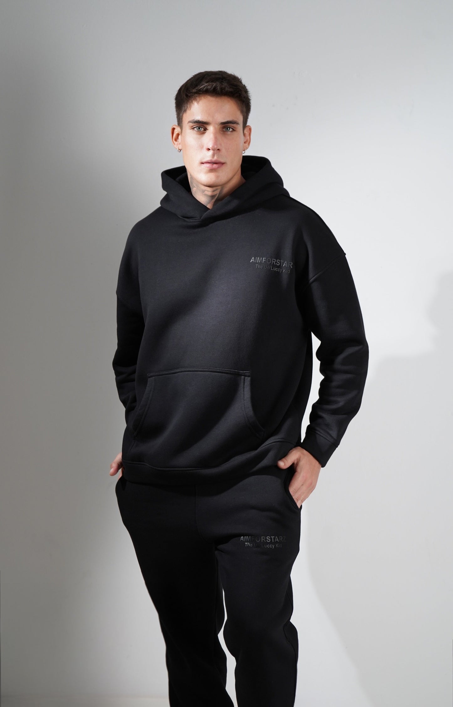 Oversize Hoodie Black on Black